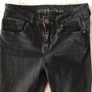 Guess Jeans skinny leg girls black Jean size 12